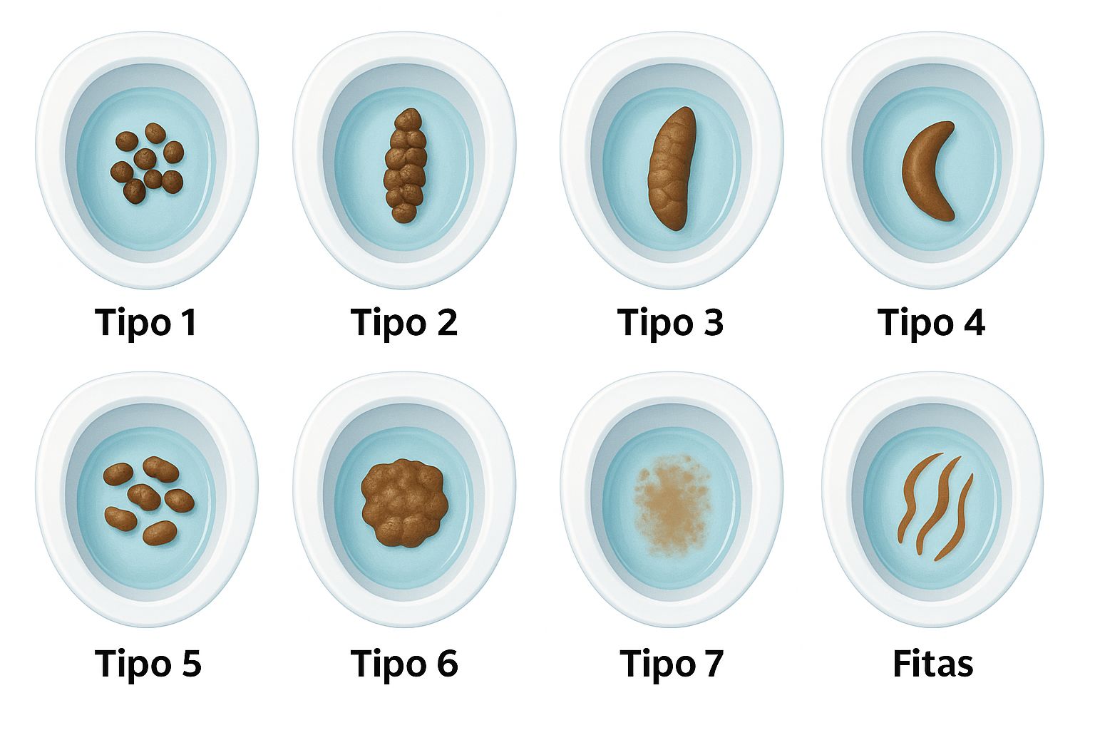Escala de Bristol — referência clínica para avaliar o padrão intestinal